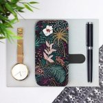 Pouzdro Mobiwear Flip Realme 8 5G - VP13S Temná flóra – Sleviste.cz