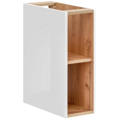 Comad Spodní rozšiřovací díl pro umyvadlové skříňky s deskou Capri White 20 bílá/dub zlatý craft – Zboží Mobilmania