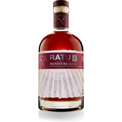 Ratu 8YO Signature Blend 35% 0,7 l (holá láhev) – Sleviste.cz