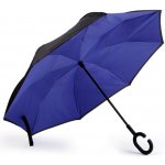Obrácený deštník dvouvrstvý modrý – Zboží Dáma