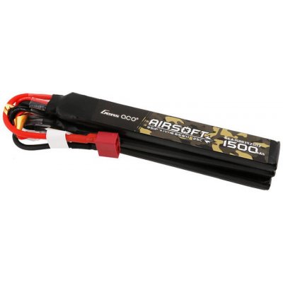 Gens ace 25C 1500mAh 3S1P 11.1V Nunchuck 3X Airsoft Gun Lipo Battery with T Plug – Zboží Mobilmania