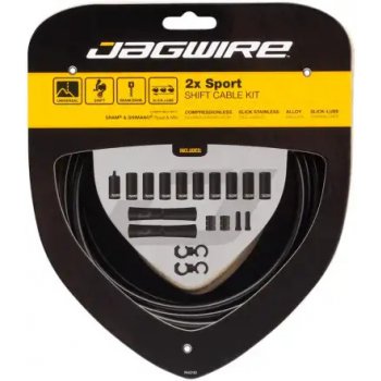 Jagwire UCK302 2x Sport Shift Kit, černá