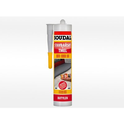 SOUDAL Stavbařský tmel 310g šedý