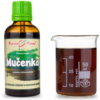 Bylinné kapky Mučenka pletní nať tinktura 50 ml – Hledejceny.cz
