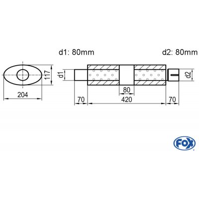 FOX UNI-K52542080s – Hledejceny.cz