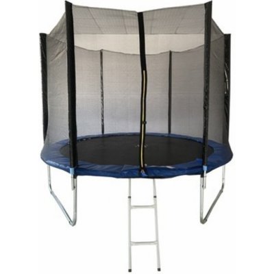 FIT-CENTER Zahradní trampolína 183 cm s vnější sítí + schůdky