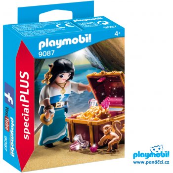 Playmobil 9087 PIRÁTKA S POKLADNICÍ