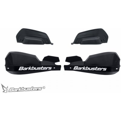 Barkbusters VPS plasty černé/bílý nápis vč. deflektoru – Sleviste.cz