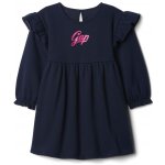 GAP Baby mikinové šaty Tmavě modrá – Zbozi.Blesk.cz