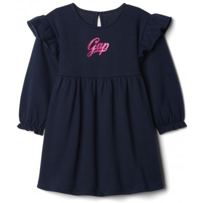 GAP Baby mikinové šaty Tmavě modrá – Zbozi.Blesk.cz