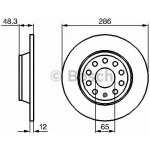 Brzdový kotouč Bosch 0 986 479 247 zadní levý nebo pravý | Zboží Auto