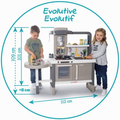 Smoby Kuchyňka Tefal Evolutive + voda – Zbozi.Blesk.cz