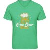 Pánské Tričko Soft-Style V Triko Gildan - Design – Ještě jedno pivo - Heather Irish Green
