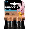 Baterie primární Duracell Ultra Power AA 4ks MX1500B4