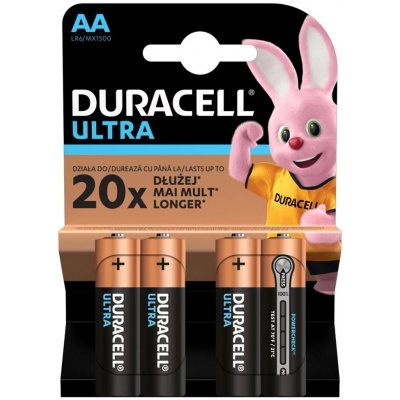 Duracell Ultra Power AA 4ks MX1500B4 – Zboží Mobilmania