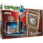 Wrebbit 3D puzzle Big Ben a Westminsterský palác 890 ks – Zboží Dáma