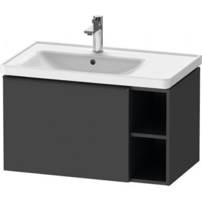 Duravit D-Neo Skříňka pod umyvadlo 78,4 cm, levá, grafitová matná DE425804949