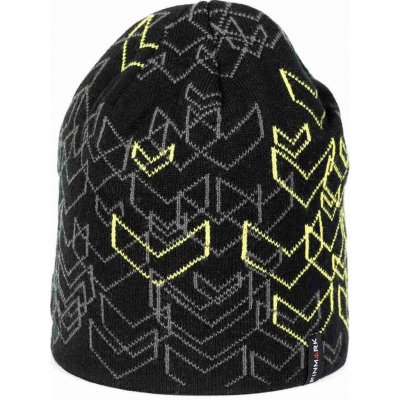 Finmark WINTER HAT Černá Šedá Žlutá – Hledejceny.cz