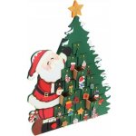 Multitoys Dřevěný adventní kalendář Vánoční stromeček – Sleviste.cz
