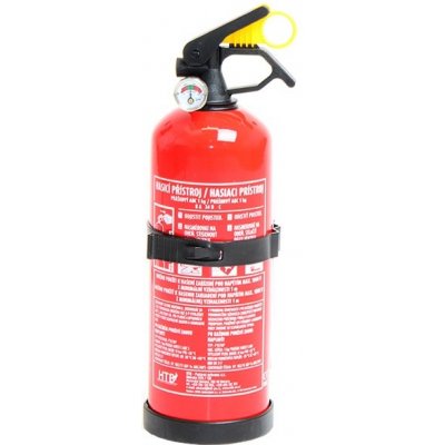 HTB práškový hasicí přístroj P1F/MP - 1 kg, třída A, B, C, účinnost 8A/34B/C – Hledejceny.cz
