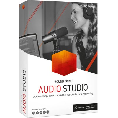 Magix Sound Forge Audio Studio 15 1 zařízení Lifetime Elektronická licence – Zbozi.Blesk.cz