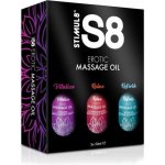 Stimul8 Massage Oil Box 3x 50 ml – Zboží Dáma
