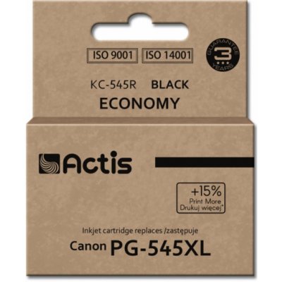 Actis Canon KC-545R černá inkoustová kazeta pro tiskárnu Canon (náhrada PG-545XL) standard – Sleviste.cz