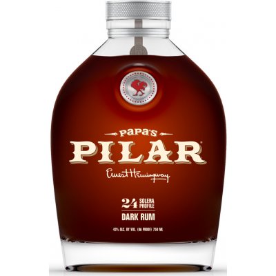 Papa´s Pilar Dark Rum 24 Solera profile 43% 0,7 l (karton) – Zboží Mobilmania