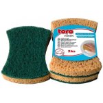 TORO 600057 hubka na nádobí tvarovaná, 2 ks, 5,7 x 10,4 x 2,4 cm – Sleviste.cz