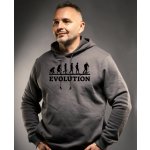 Evolution skialpy černý tisk mikina ORIGO – Sleviste.cz