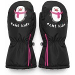 Echt Dětské palcové rukavice C063024 černorůžová – Sleviste.cz