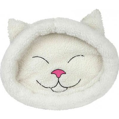 Trixie Mijou Pelíšek kočičí hlava bílá 48 x 37 cm – Hledejceny.cz