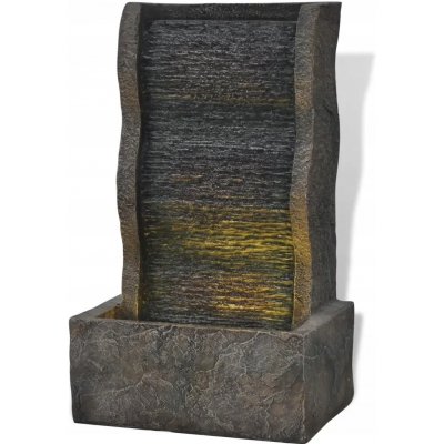 zahrada-XL Interiérová fontánka s LED osvětlením, polyresin – Hledejceny.cz