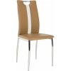 Jídelní židle Kondela Signa béžová / bílá