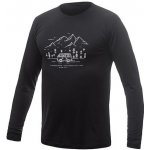 Sensor Merino Active Van Life Pánské triko s dlouhým rukávem Black – Zboží Mobilmania