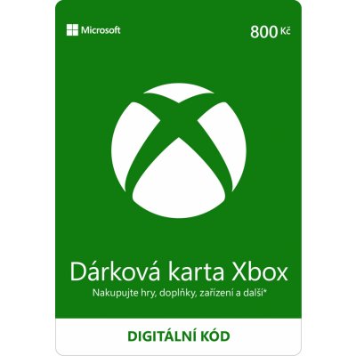 Microsoft Xbox Live dárková karta 800 Kč – Zboží Živě