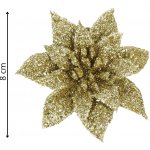 Springos CA0725 VÁNOČNÍ DEKORACE POINSETTIA 11X11 CM – Zboží Dáma