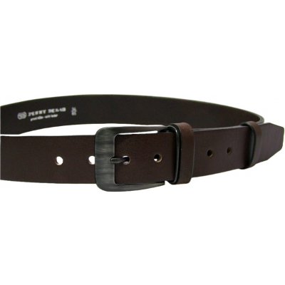 Penny Belts pánský kožený opasek 60032 2-PR1-40 hnědý – Sleviste.cz