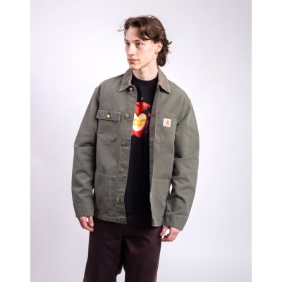 Carhartt WIP Michigan Coat Leaf/Leaf stone canvas – Zboží Mobilmania
