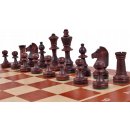 Turnajové šachy č. 4 (42 cm) - polské, intarzie Sunrise Chess & Games