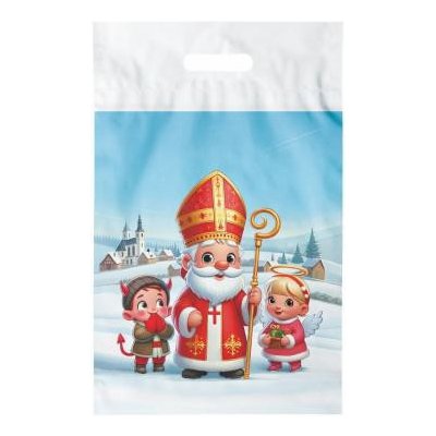 Taška igelitová Mikuláš vel. L 29x46 cm – Zboží Živě