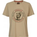 Tričko Härkila Seeland dámské Stag Badge S/S sand – Zboží Dáma