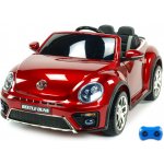 Daimex elektrické autíčko Volkswagen Beetle Dune s FM rádiem USB bluetooth lak vínová – Zboží Mobilmania