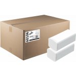 Linteo ZZ Economy 4000 jednovrstvé bílé recykl 20 x 200 ks karton – Zboží Dáma