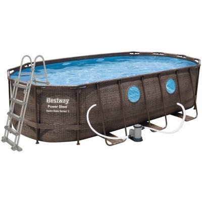 Bestway Power Steel Rattan Swim Vista 5,49 x 2,74 x 1,22 m 56716 – Hledejceny.cz