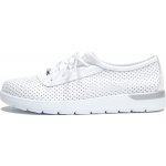 Looke kožené perforované polobotky Leonore White L1051_03 – Zboží Dáma