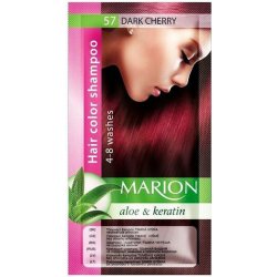Marion Hair Color Shampoo 57 Dark Cherry barevný tónovací šampon tmavá višeň 40 ml