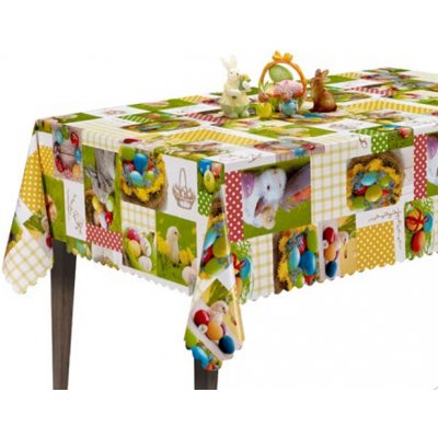 Sanem Plastik 1360 PVC ubrus Florista Velikonoce III. KS mix barev 140x180cm – Zboží Mobilmania