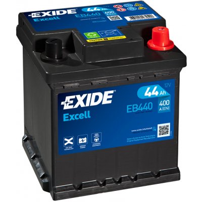 Exide Excell 12V 44Ah 400A EB440 – Sleviste.cz