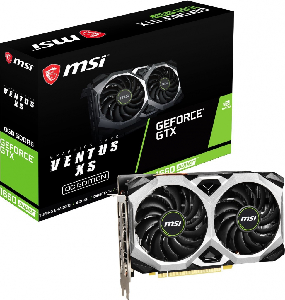 MSI GeForce GTX 1660 SUPER VENTUS XS OC od 6 780 Kč - Heureka.cz